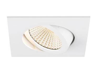 NEW TRIA® UNIVERSAL 68, Deckeneinbauleuchte, 2500/3000/4000 K, 60°, IP 20, quadratisch, weiß