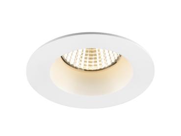 NEW TRIA® UNIVERSAL 68, Deckeneinbauleuchte, 2500/3000/4000 K, 38°, IP 20 / IP 65, rund, weiß