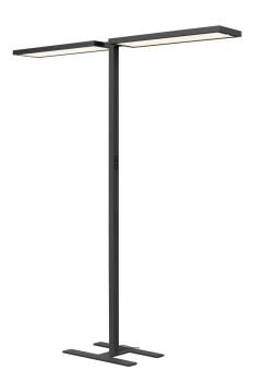 Preview: WORKLIGHT PRO, Stehleuchte, 150 W, 4000 K, Touch, schwarz