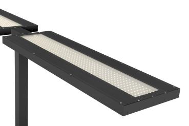 WORKLIGHT PRO, Stehleuchte, 150 W, 4000 K, Touch, schwarz