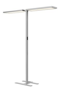 Preview: WORKLIGHT PRO, Stehleuchte, 150 W, 4000 K, Touch, grau