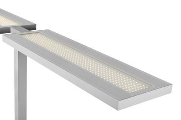 WORKLIGHT PRO, Stehleuchte, 150 W, 4000 K, Touch, grau