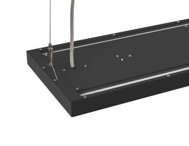 WORKLIGHT PRO 120, Pendelleuchte, 120 cm, 4000 K, DALI, Touch, schwarz