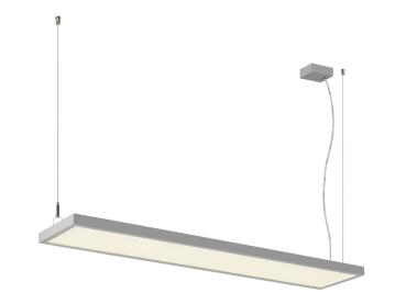 WORKLIGHT PRO 120, Pendelleuchte, 120 cm, 4000 K, DALI, Touch, grau