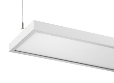 Preview: WORKLIGHT PRO 150, Pendelleuchte, 150 cm, 4000 K, DALI, Touch, weiß