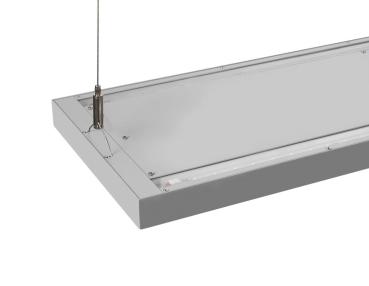 Preview: WORKLIGHT PRO 150, Pendelleuchte, 150 cm, 4000 K, DALI, Touch, grau