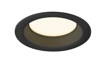 DOWNLIGHT V 100, leicht versenkte Abdeckung schwarz
