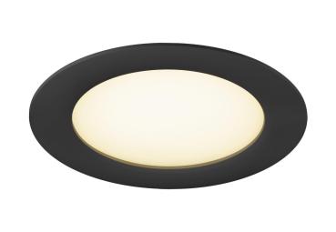Preview: DOWNLIGHT V 150, flache Abdeckung schwarz