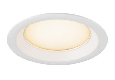 Preview: DOWNLIGHT V 150, leicht versenkte Abdeckung weiß