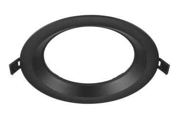 DOWNLIGHT V 150, leicht versenkte Abdeckung schwarz