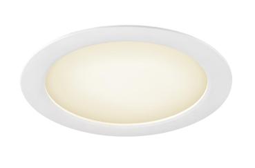 Preview: DOWNLIGHT V 200, flache Abdeckung weiß