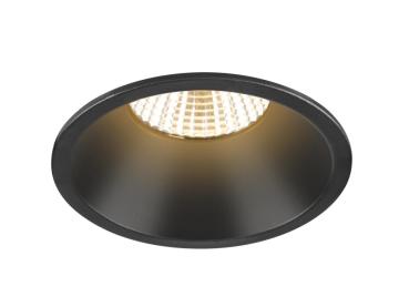 Preview: NEW TRIA® 75, Deckeneinbauring, vertieft, D: 8.2 H: 4.3 cm, IP 20, schwarz