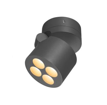 Preview: R-CUBE, Wand- und Deckenaufbauleuchte, 2700/3000 K, 15 W, PHASE, 70°, anthrazit