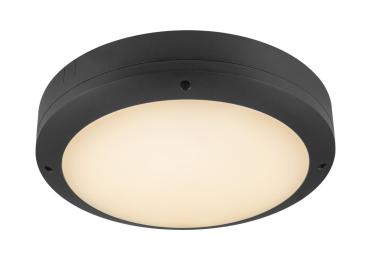 OUTDOOR BULKHEAD V 360 , 20 W 830/840/856 IP65 IK10, schwarz