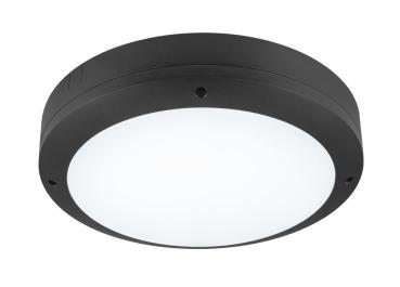 Preview: OUTDOOR BULKHEAD V 360 , 20 W 830/840/856 IP65 IK10, schwarz