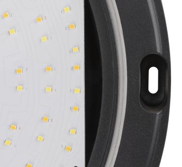 Preview: OUTDOOR BULKHEAD V 360, SENSOR 20W 830/840/856 IP65 IK10, schwarz