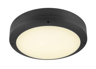 OUTDOOR BULKHEAD V 360, SENSOR 20W 830/840/856 IP65 IK10, schwarz