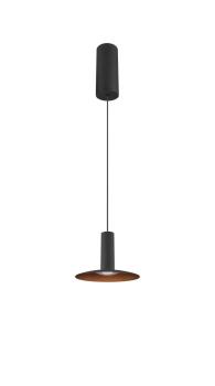 Preview: LALU®, Pendelleuchte, Led Base, Mix&Match, 150 cm, 9.5 W, 3000 K, PHASE, schwarz