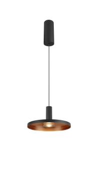 LALU®, Pendelleuchte, Led Base, Mix&Match, 150 cm, 9.5 W, 3000 K, PHASE, schwarz