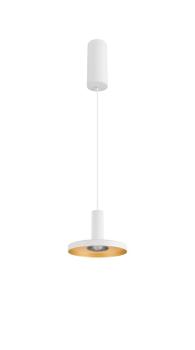 LALU®, Pendelleuchte, Led Base, Mix&Match, 150 cm, 9.5 W, 3000 K, PHASE, weiß