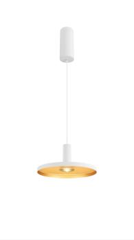 LALU®, Pendelleuchte, Led Base, Mix&Match, 150 cm, 9.5 W, 3000 K, PHASE, weiß