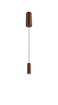 LALU®, Pendelleuchte, Led Base, Mix&Match, 150 cm, 9.5 W, 3000 K, PHASE, bronze