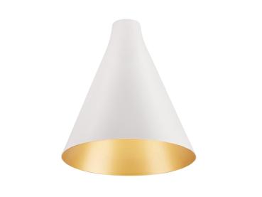 LALU® CONE 15, Leuchtenschirm, Mix&Match, H:17 cm, weiß