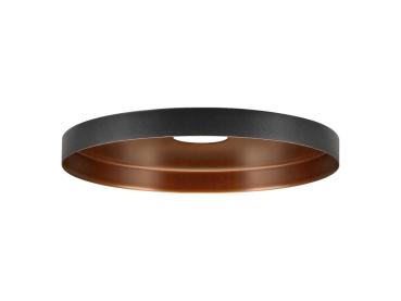 LALU® PLATE 15, Leuchtenschirm, Mix&Match, H:1.5 cm, schwarz