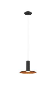 Preview: LALU®, Pendelleuchte, Led Base, Einbau, Mix&Match, 150 cm, 9.5 W, 3000 K, PHASE, schwarz