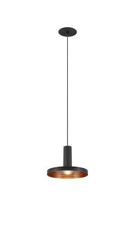 LALU®, Pendelleuchte, Led Base, Einbau, Mix&Match, 150 cm, 9.5 W, 3000 K, PHASE, schwarz