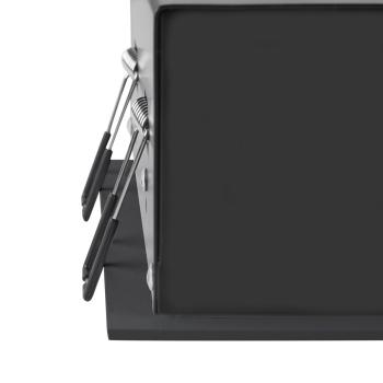 KADUX, Deckeneinbauleuchte, double, 3000 K, 38°, IP 20, quadratisch, schwarz