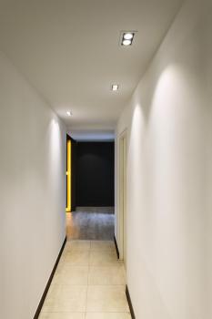 KADUX, Deckeneinbauleuchte, triple, 3000 K, 38°, IP 20, quadratisch, weiß