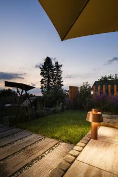 PHOTONI 45, Stehleuchte, E27, 13 W, rost