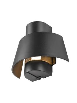 PHOTONI, Wandaufbauleuchte, konisch, 1x max. 13 W, E27, schwarz