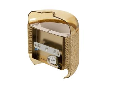 Preview: PANTILO ROPE, Wandaufbauleuchte, anderes, 1x max. 15 W G9, gold