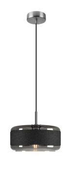 PANTILO ROPE 27, Pendelleuchte, 250 cm, E27, 15 W, silber