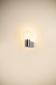 VARYT, Wandaufbauleuchte, rund, 1x max. 6 W E14, chrom