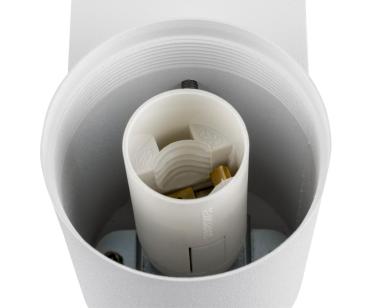 VARYT, Wandaufbauleuchte, rund, 1x max. 6 W E14, weiß