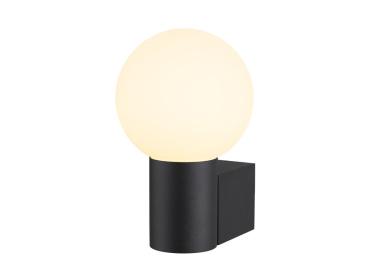 VARYT, Wandaufbauleuchte, rund, 1x max. 6 W E14, schwarz