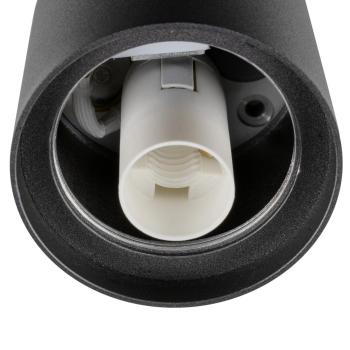 Preview: VARYT, Deckenaufbauleuchte, rund, 1x max. 6 W E14, schwarz