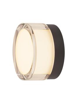 CYFT, Wand- und Deckenaufbauleuchte, 2700/3000/4000 K, 6,5 W, PHASE, schwarz / klar