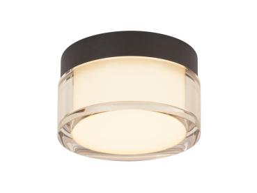 Preview: CYFT, Wand- und Deckenaufbauleuchte, 2700/3000/4000 K, 6,5 W, PHASE, schwarz / klar