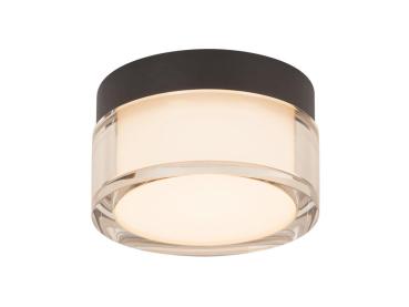 CYFT, Wand- und Deckenaufbauleuchte, 2700/3000/4000 K, 6,5 W, PHASE, schwarz / klar