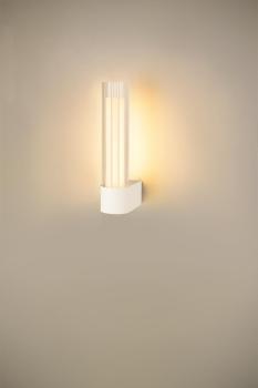 Preview: LYGANT single, Wandaufbauleuchte, 3000 K, 8 W, weiß