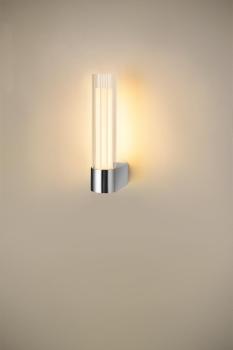 Preview: LYGANT single, Wandaufbauleuchte, 3000 K, 8 W, chrom