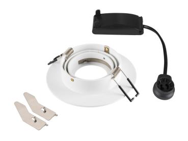 Preview: NEW TRIA® 75 XL, Deckeneinbauleuchte, rund, max. 10 W, GU10, weiß