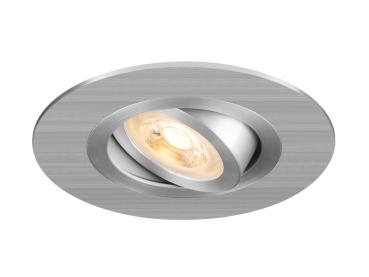 NEW TRIA® 75 XL, Deckeneinbauleuchte, rund, max. 10 W, GU10, aluminium