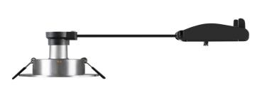 Preview: NEW TRIA® 75 XL, Deckeneinbauleuchte, rund, max. 10 W, GU10, aluminium