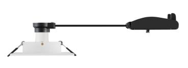 Preview: NEW TRIA® 75 XL, Deckeneinbauleuchte, quadratisch, max. 10 W, GU10, weiß