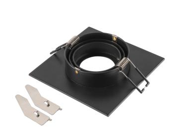 Preview: NEW TRIA® 75 XL, Deckeneinbauring, L: 11 B: 11 H: 2.6 cm, schwarz